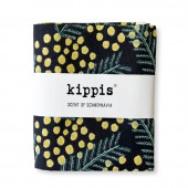 kippis シーチングカットクロス Mimosa/ミモザ ブラック