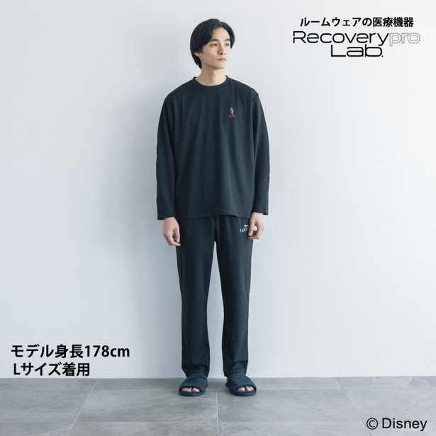 東京ディズニーリゾート　ミッキー　ファンタジア　ルームウェア　L 上下セット 上下セット／XLサイズ Disney FANTASIA 疲労回復ウェアBOOK