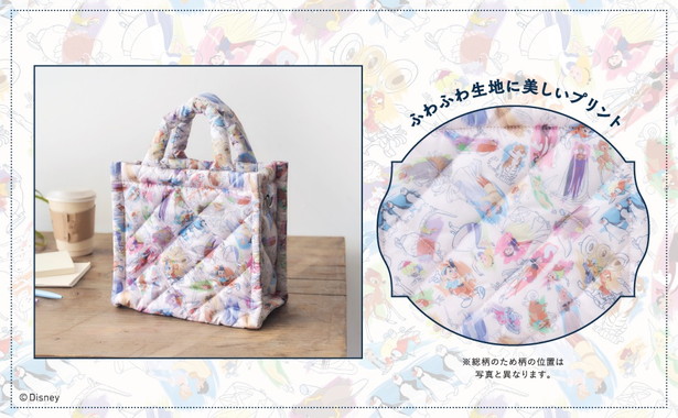 Disney キルティングバッグBOOK Ink and Paint Collection