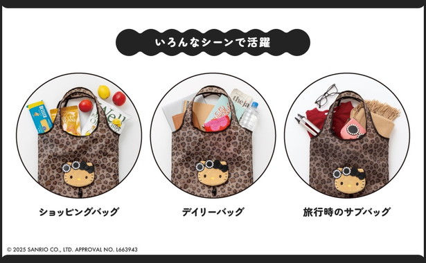 HELLO KITTY collaboration a-jolie big bag book