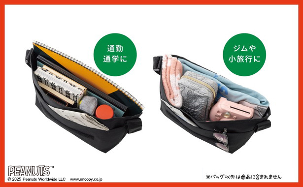 SNOOPY DAILY MESSENGER BAG BOOK