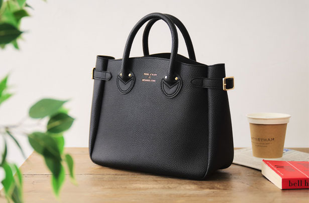 YOUNG & OLSEN The DRYGOODS STORE BELTED TOTE BAG BOOK BLACK