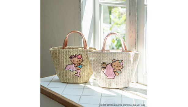 HELLO KITTY かごバッグBOOK shell hug ver.