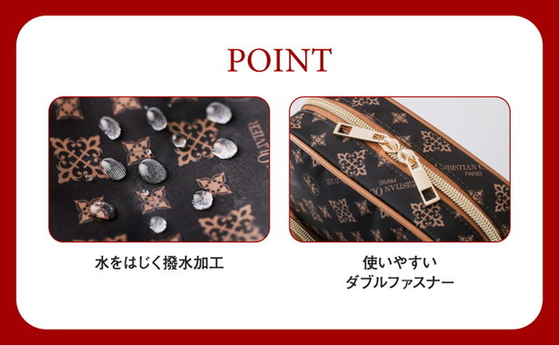 CHRISTIAN OLIVIER PARIS スクエアお財布ショルダーバッグ BOOK