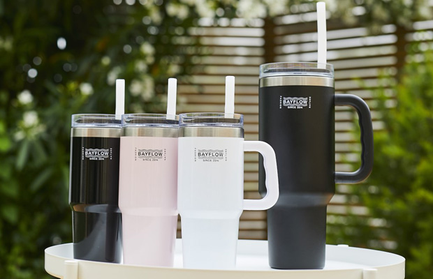 BAYFLOW ストロー付き真空断熱タンブラーBOOK BLACK | 商品