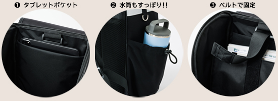 ランドセル見えするリュック LEAFY