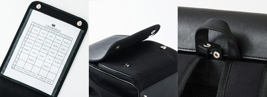 ランドセル見えするリュック LEAFY