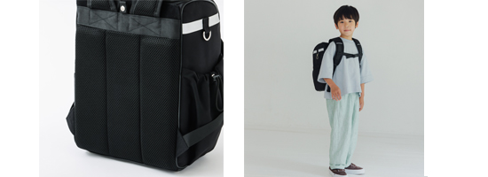 ランドセル見えするリュック LEAFY