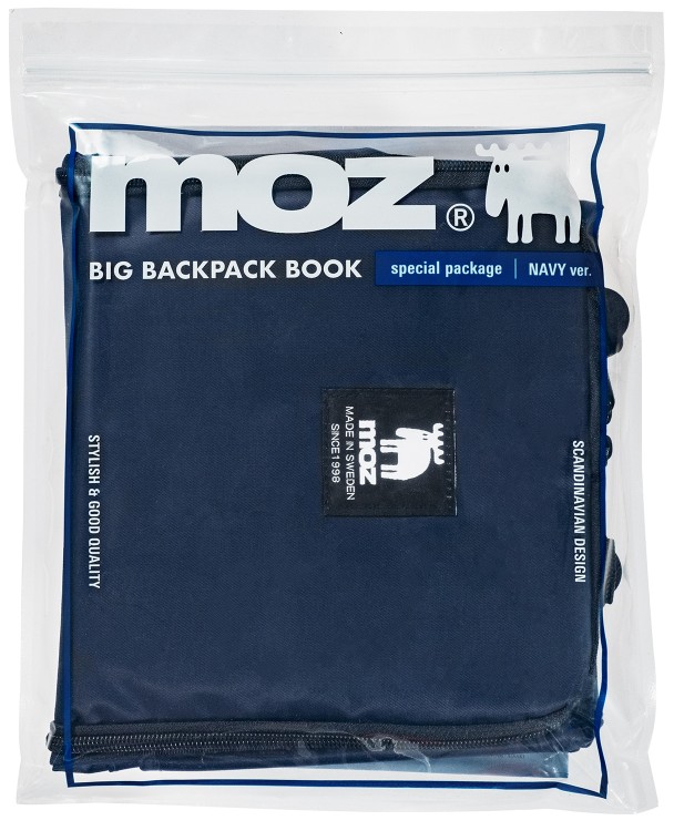 moz BIG BACKPACK BOOK special package NAVY ver.