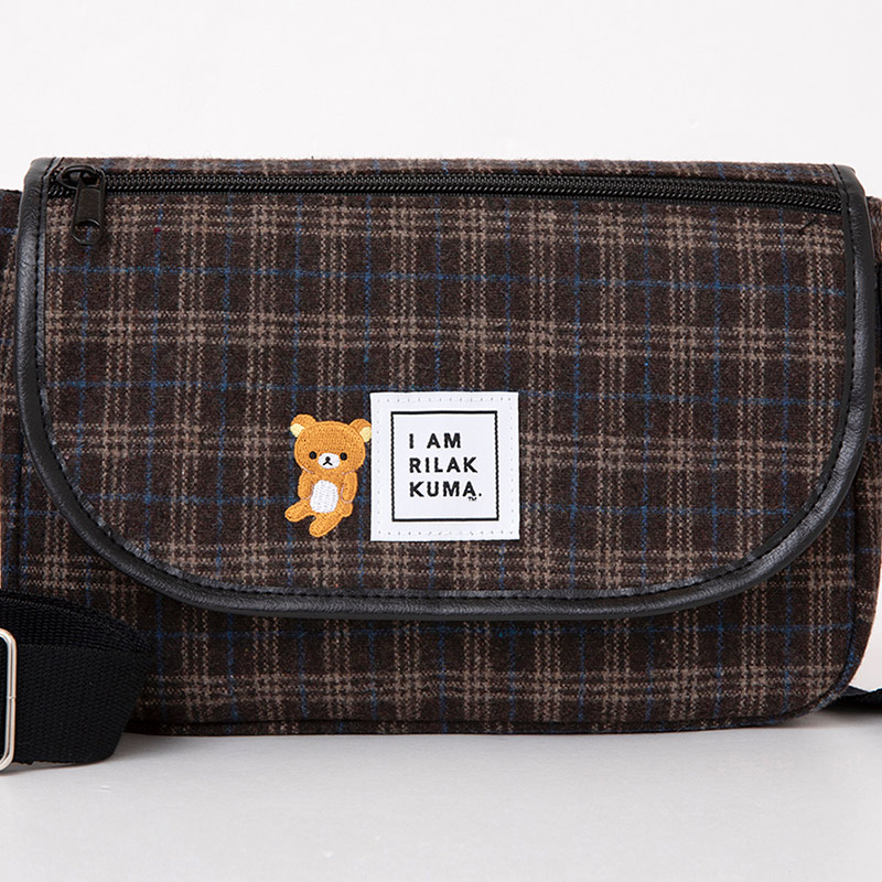 リラックマ ツイードショルダーバッグBOOK BROWN ver. ムック本付録