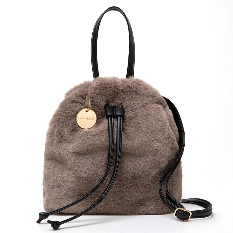 COCO DEAL FUR DRAWSTRING BAG BOOK/ムック本付録 COCO DEALショルダーバッグ