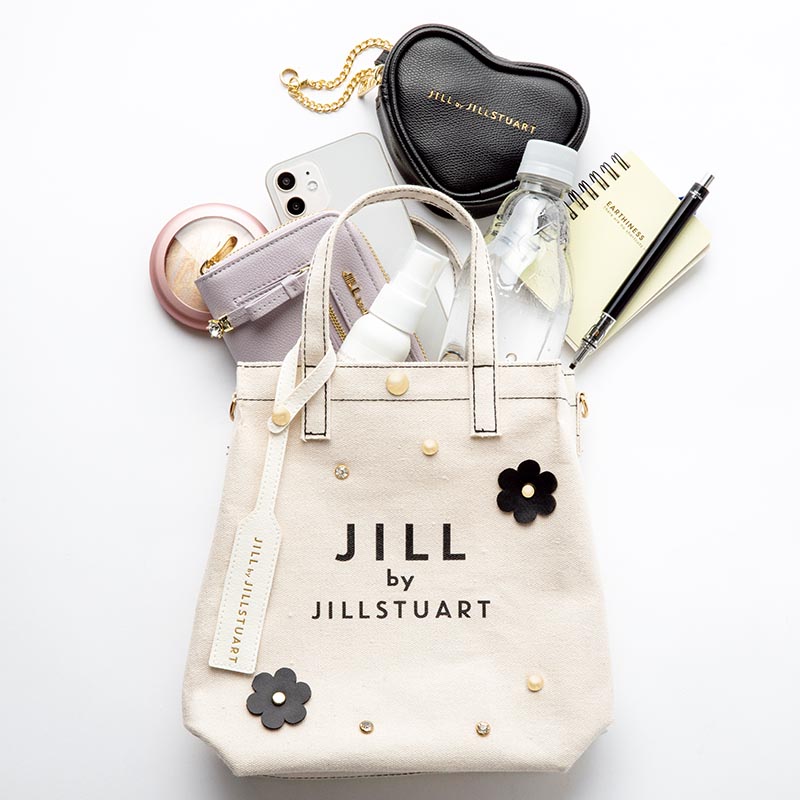 JILL by JILLSTUART 2WAY FLOWER SHOULDER BAG BOOK WHITE│宝島社の