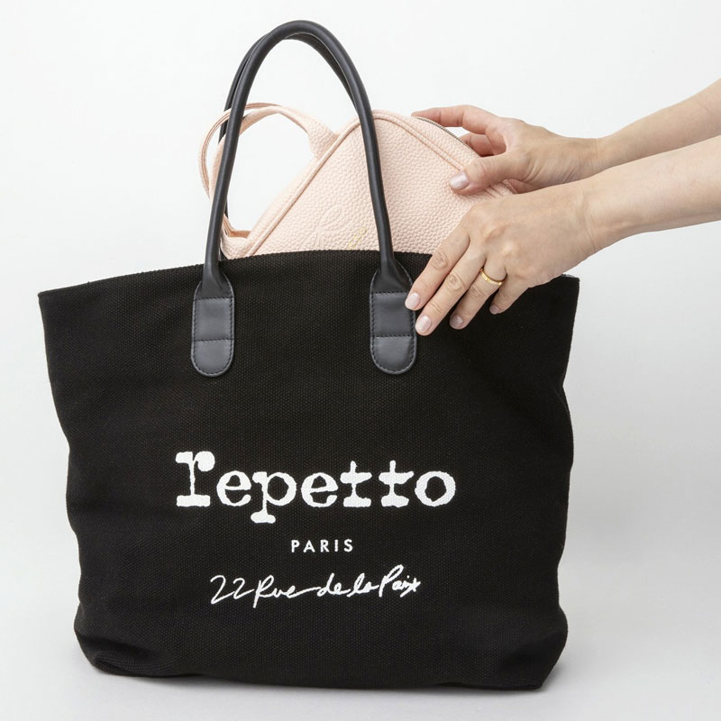 美品 repettoレペット kitri 革製ショッピングバッグ