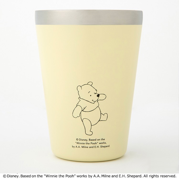 CUP COFFEE TUMBLER BOOK produced by JAM HOME MADE honey yellow with POOH