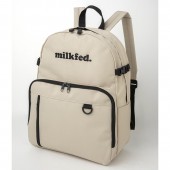 MILKFED. SPECIAL BOOK Multi-pocket Backpack #BEIGE