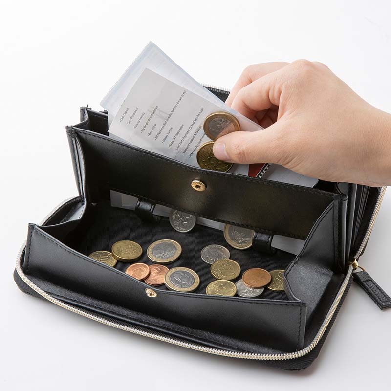 Natural Beauty Basic レシートと小銭が自動分別 長財布book Black 宝島社の公式webサイト 宝島チャンネル