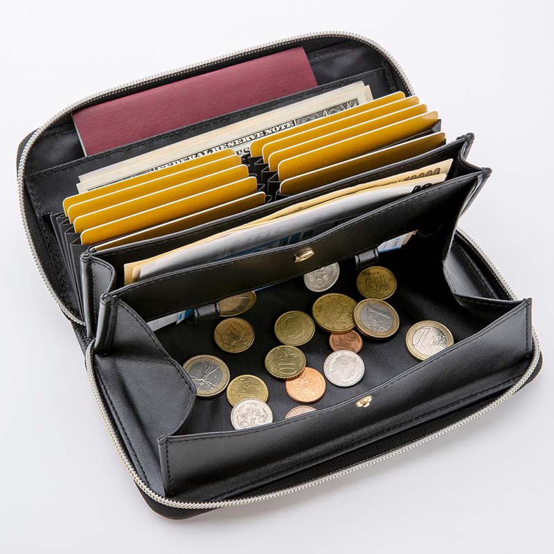 Natural Beauty Basic レシートと小銭が自動分別 長財布book Black 宝島社の公式webサイト 宝島チャンネル