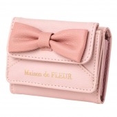 【SALE】Maison de FLEUR RIBBON CARD CASE BOOK PINK