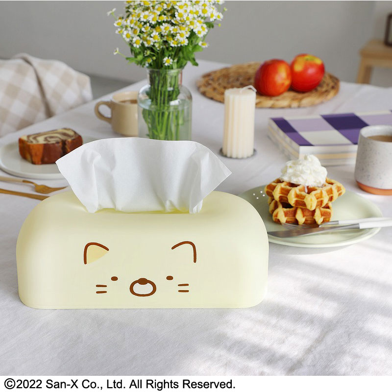 すみっコぐらし ティッシュケースBOOK ねこver.：9/24発売【ムック本付録】すみっコぐらし ティッシュケース ねこver.