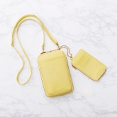 【SALE】NATURAL BEAUTY BASIC 取り外せるカードケース付き ガバッと開くスマホショルダーBOOK LEMON