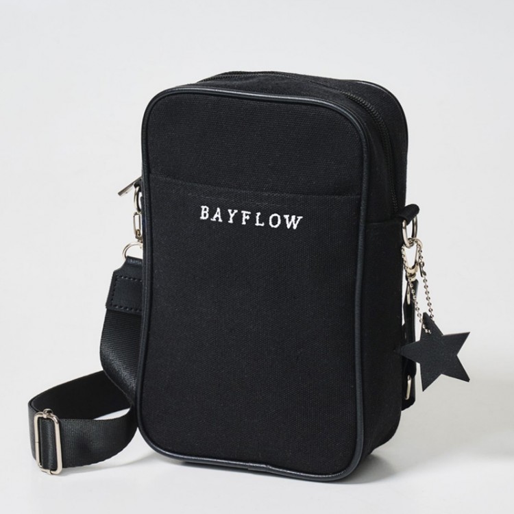 BAYFLOW ペットボトルがタテに入る！ LOGO SHOULDER BAG BOOK BLACK special package