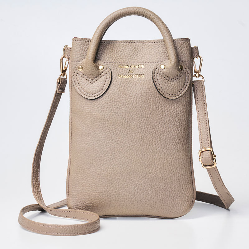 YOUNG & OLSEN The DRYGOODS STORE スマホショルダー BAG BOOK TAUPE