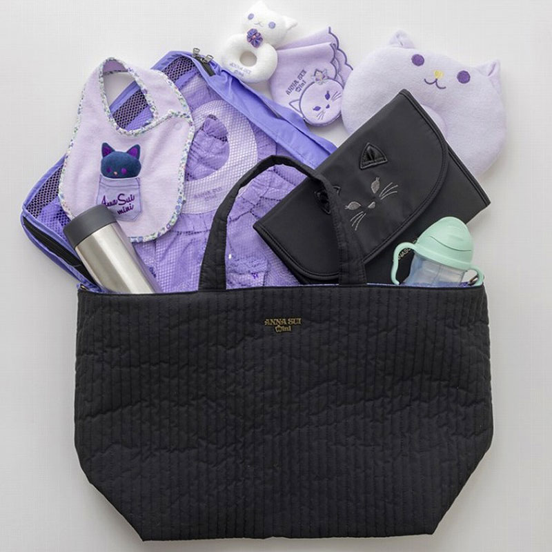 Tote bag anna sui トートバッグ 希少・チャーム付 ANNA SUI アナスイ