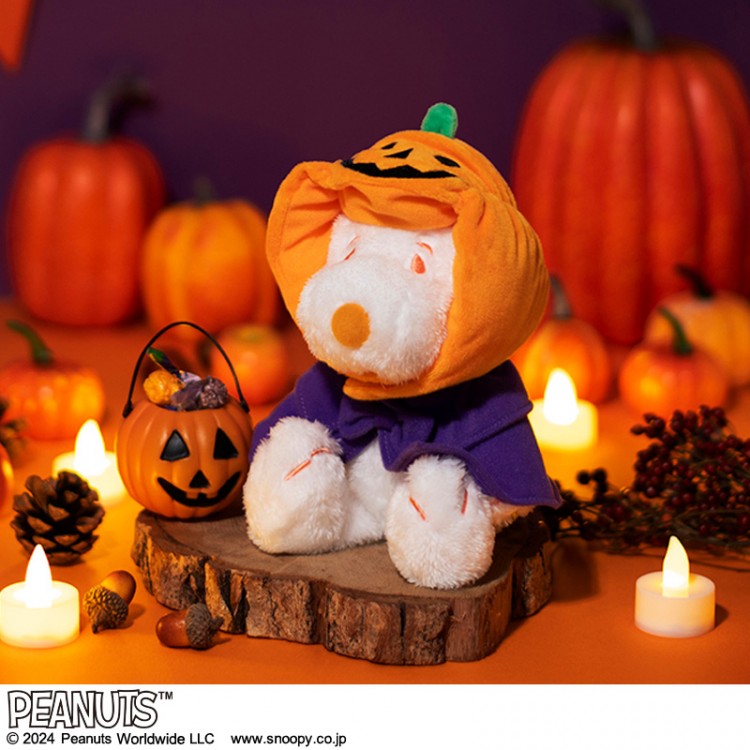 SNOOPY HAPPY HALLOWEEN！ パンプキンスヌーピーのぬいぐるみポーチ BOOK