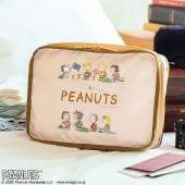 SNOOPY たっぷり入る！ ラクラク圧縮収納ポーチ BOOK