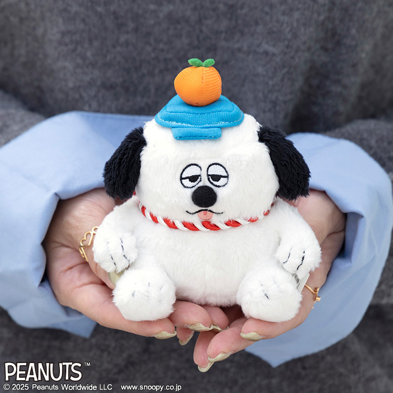 SNOOPY'S BROTHER OLAF 鏡餅オラフのぬいぐるみチャーム BOOK