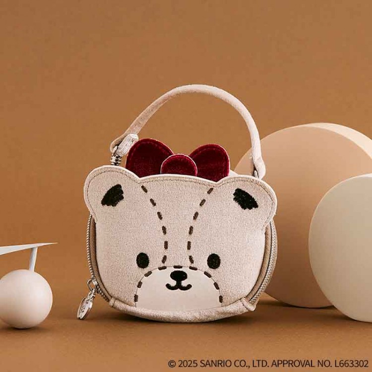 HELLO KITTY × BRILMY リップが縦に収納できる ズボラに優しいミニコスメポーチ BOOK VELOUR TINY CHUM ver. SPECIAL PACKAGE
