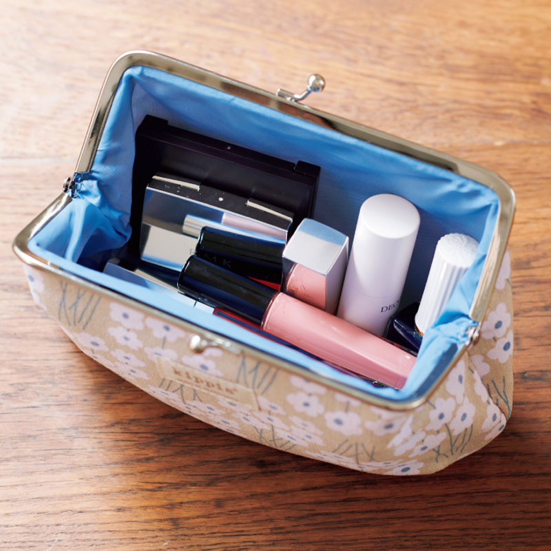 リンネル 2021年9月号増刊：7/19発売【セブン-イレブン・セブンネット限定付録】kippis(キッピス)北欧柄がま口ポーチ