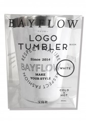 BAYFLOW LOGO TUMBLER BOOK WHITE