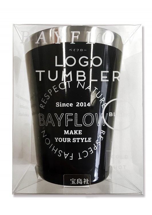Bayflow Logo Tumbler Book Black 宝島社の公式webサイト 宝島チャンネル