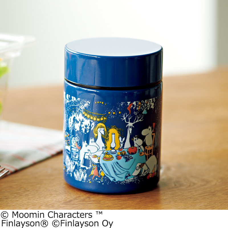 リンネル2020年12月号特別号(宝島チャンネル限定付録) ムーミン×フィンレイソン ステンレスミニスープボトル(ネイビー)