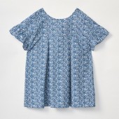 【SALE】リンネル×kippis コラボシリーズ  textile design every day 　ブラウス