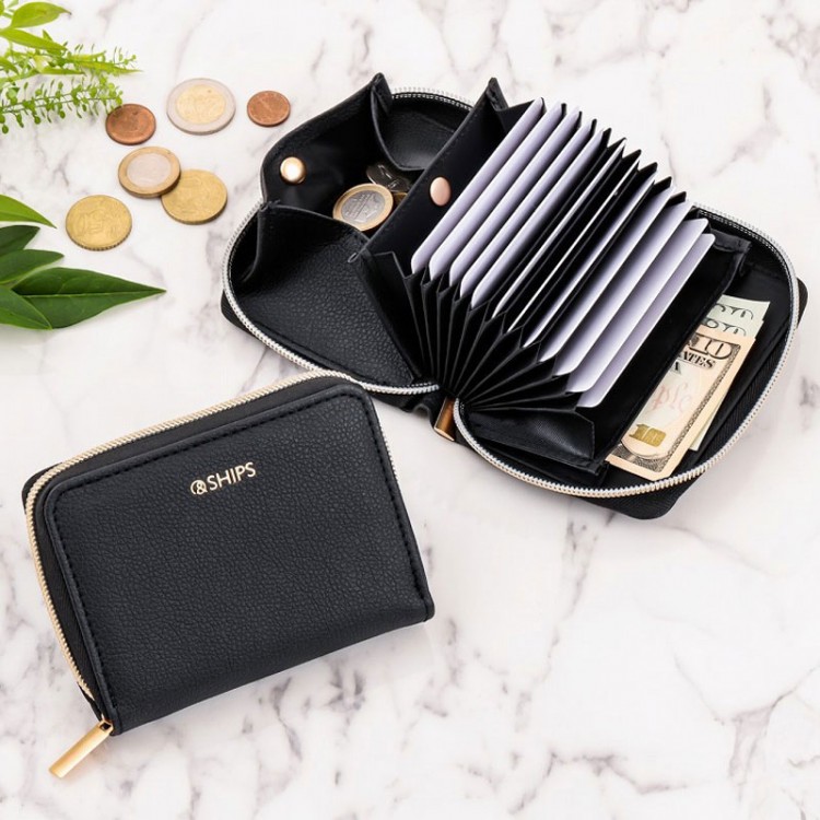 ＜SALE＞SHIPS じゃばら式ミニ財布BOOK