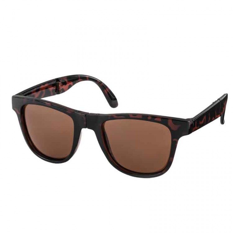 反射をブロック！ 安全！ 快適！ 折りたたみ偏光グラス ブラウンレンズ ver. ケース付き