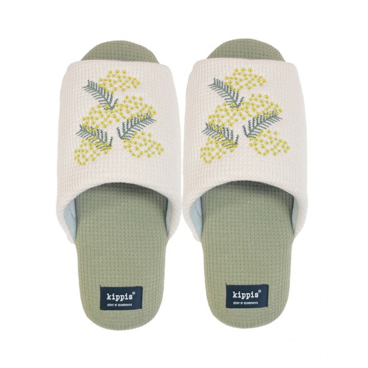 kippis スリッパ ミモザソフト アイボリー
