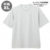 【一般医療機器】Recoverypro Lab. 疲労回復ルームウェア 半袖クルーネック／XLサイズ／GRAY