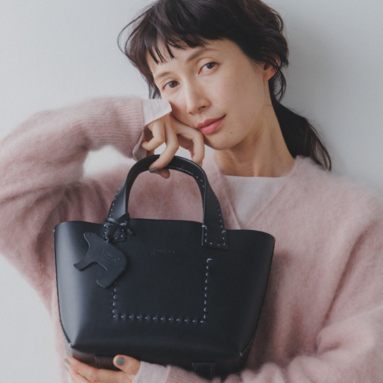 kippis×kazumi×genten特別コラボ　アマーノ トートバッグ S　ブラック