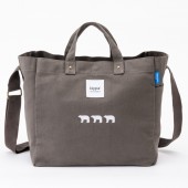 kippis オーガナイズショルダーバッグ　チャコールグレー
