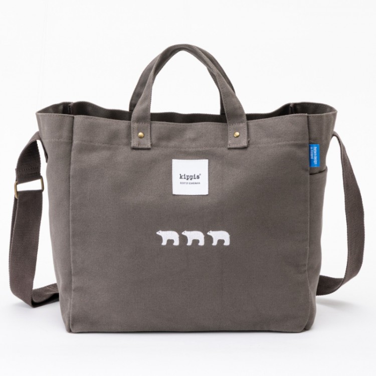 kippis オーガナイズショルダーバッグ　チャコールグレー