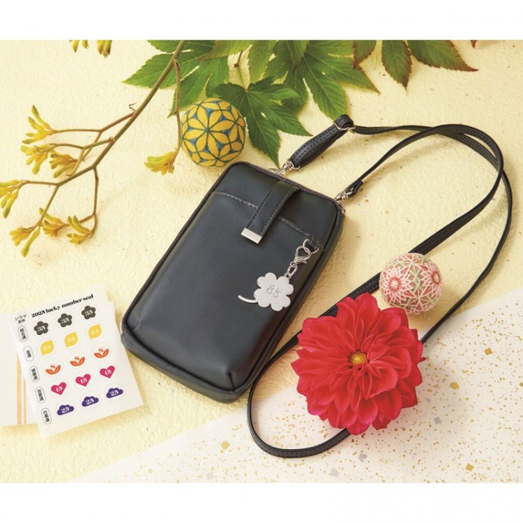 ＜SALE＞琉球風水志・シウマ監修 開運スマホショルダーバッグ＆ラッキーナンバーシールBOOK