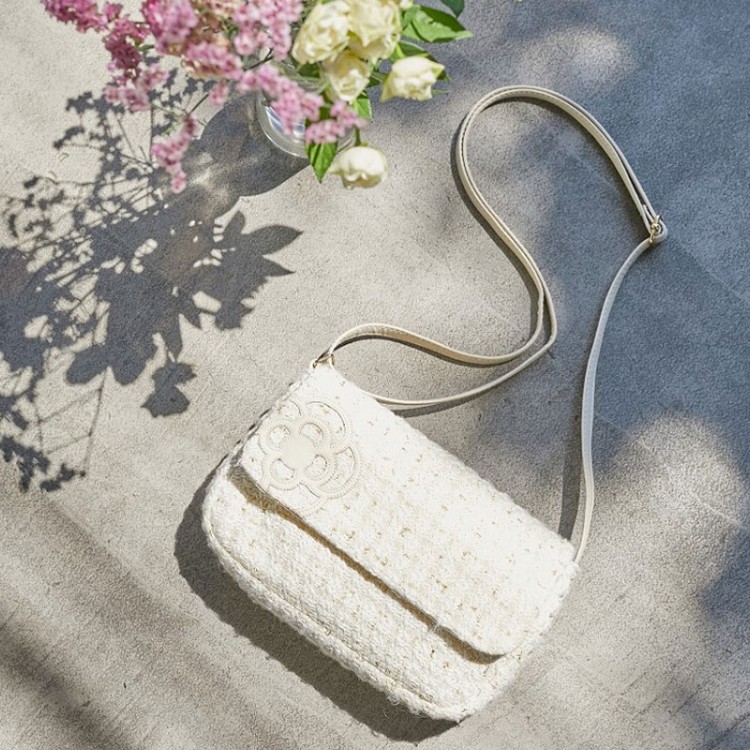 ＜SALE＞CLATHAS ツイードショルダーバッグBOOK