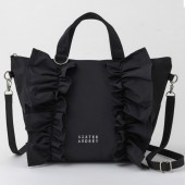 ＜SALE＞SISTER AUDREY 仕切りポケット付き! かわいくて便利なフリル2WAYバッグBOOK