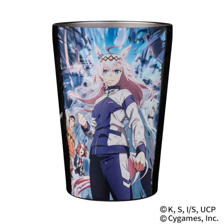 アニメ『ウマ娘 シンデレラグレイ』真空断熱カップコーヒータンブラー キービジュアル