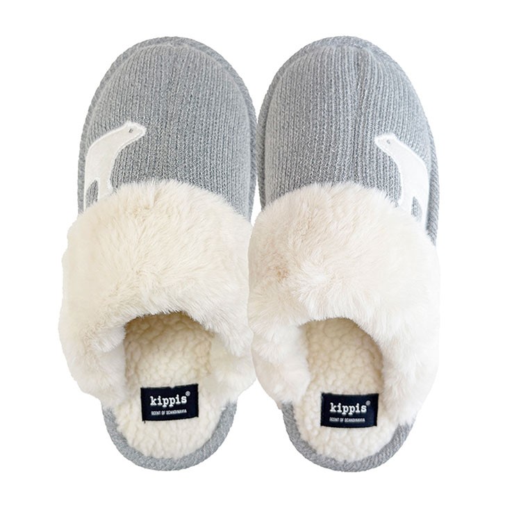 kippis しろくまニットブーツ　グレー