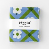 kippis オックス 50cmカットクロス　Lotta　ブルー