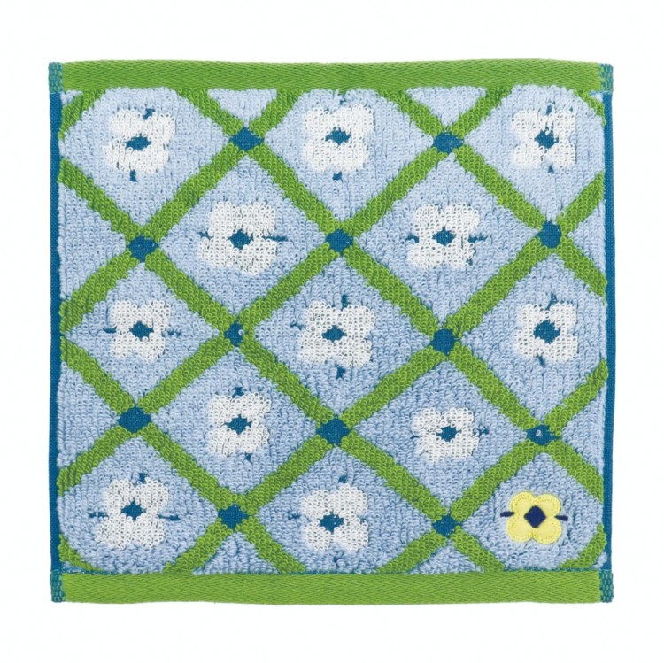 kippis タオルハンカチ　Lotta　ブルー